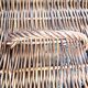 Vintage braid wicker basket for pets