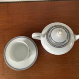 Bernardeau teapot and cup with saucer