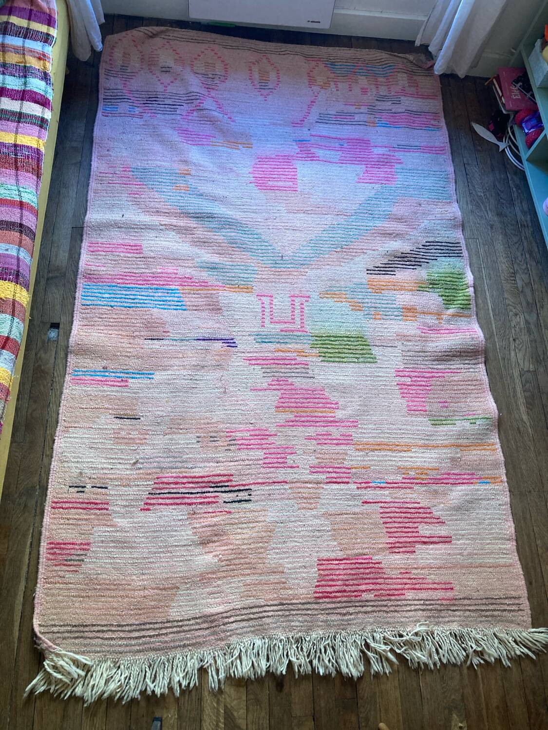 Moroccan wool Kilim rug