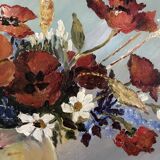 Old bouquet painting