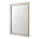 Miroir mural biseauté filet or