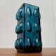 Bubble glass vase from the mid-century Scandinavian space age by Wilhelm Braun-Feldweg for Hirschberg, 1960s.