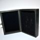 Box modernist box in wood and brass engraved DESIGN Artist JP Chevalier Dinanderie