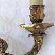 Paire d'appliques bronze