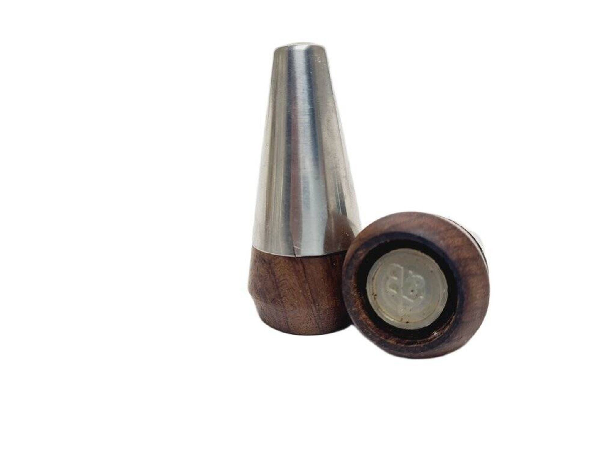 Postmodern salt and pepper holder from A&B, Denmark, 1950s, set of 2
