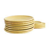 Stoneware dessert plates set of 4