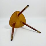 Petite table tripode italienne années 50 plateau mosaïque