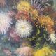 Oval bouquet, oil on canvas