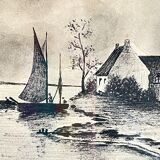 Painting india ink on paper 1928