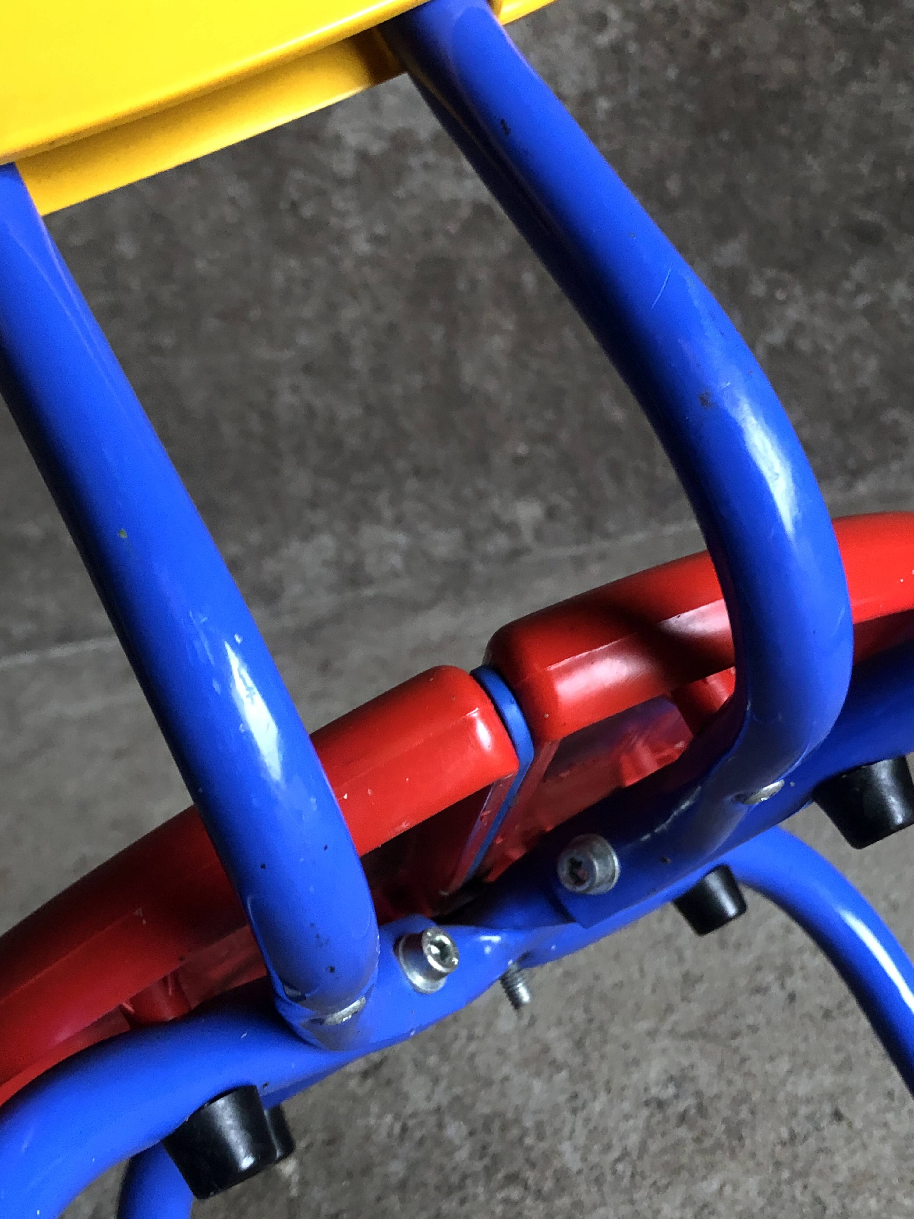 Small Ikea children's chair 1980s/1990s Memphis style