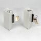 Rare Stilux Milano Model Grosseto, pair of perspex sconces from 60s