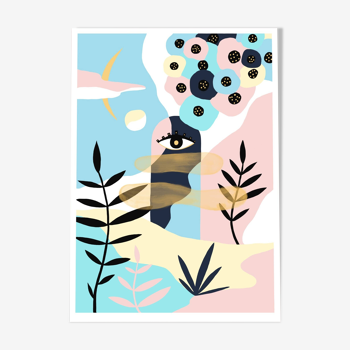 Art print “spring is coming” a4