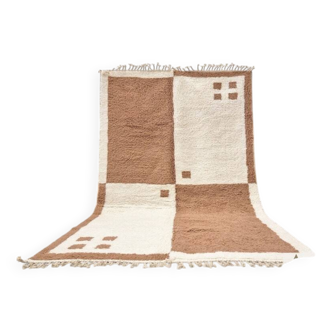 Tapis berbère fait main traditionnelle 250cmx150cm