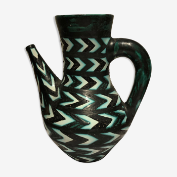 Pichet vase en céramique, années 50/60 Vallauris