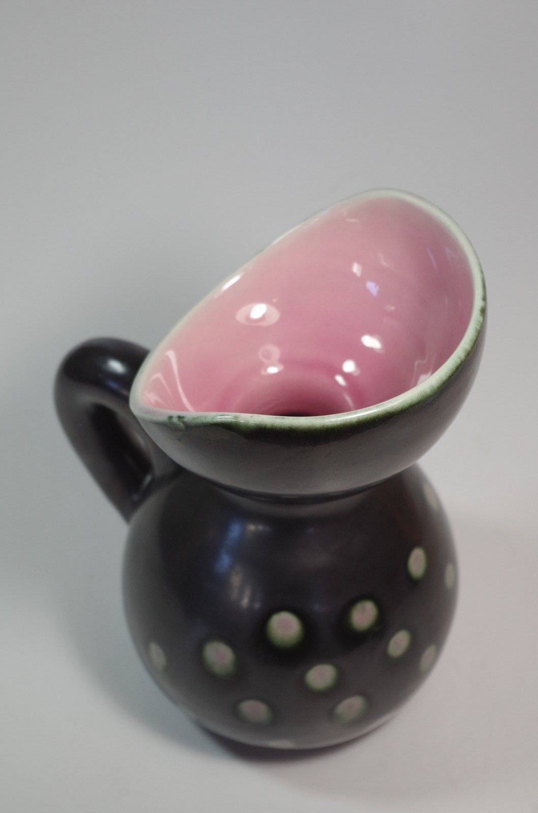 Pitcher corolla ceramic peas 50 60 vintage