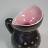 Pitcher corolla ceramic peas 50 60 vintage