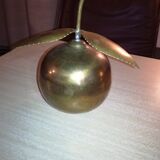 Brass deco apple