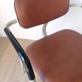 Set of 8 armchairs and chairs 420-44 Strafor-Steelcase