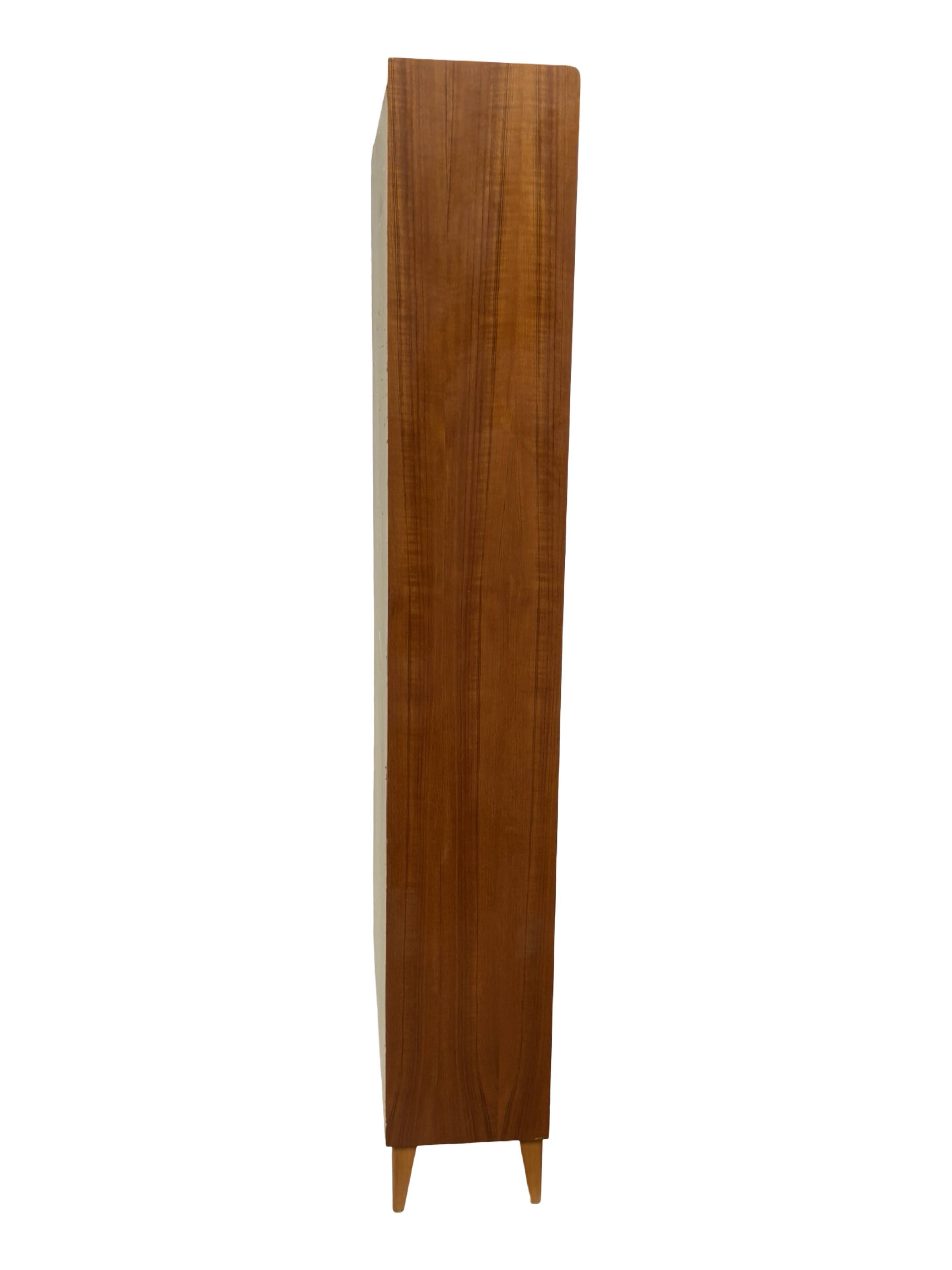 Large vintage teak bookcase, Danish design, 1960s