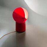 Space Age Lamp 'Sfera Notte' Gagiplast, Vibrant Red, 1970s