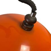 Vintage orange UFO chandelier / pendant light from the 70s