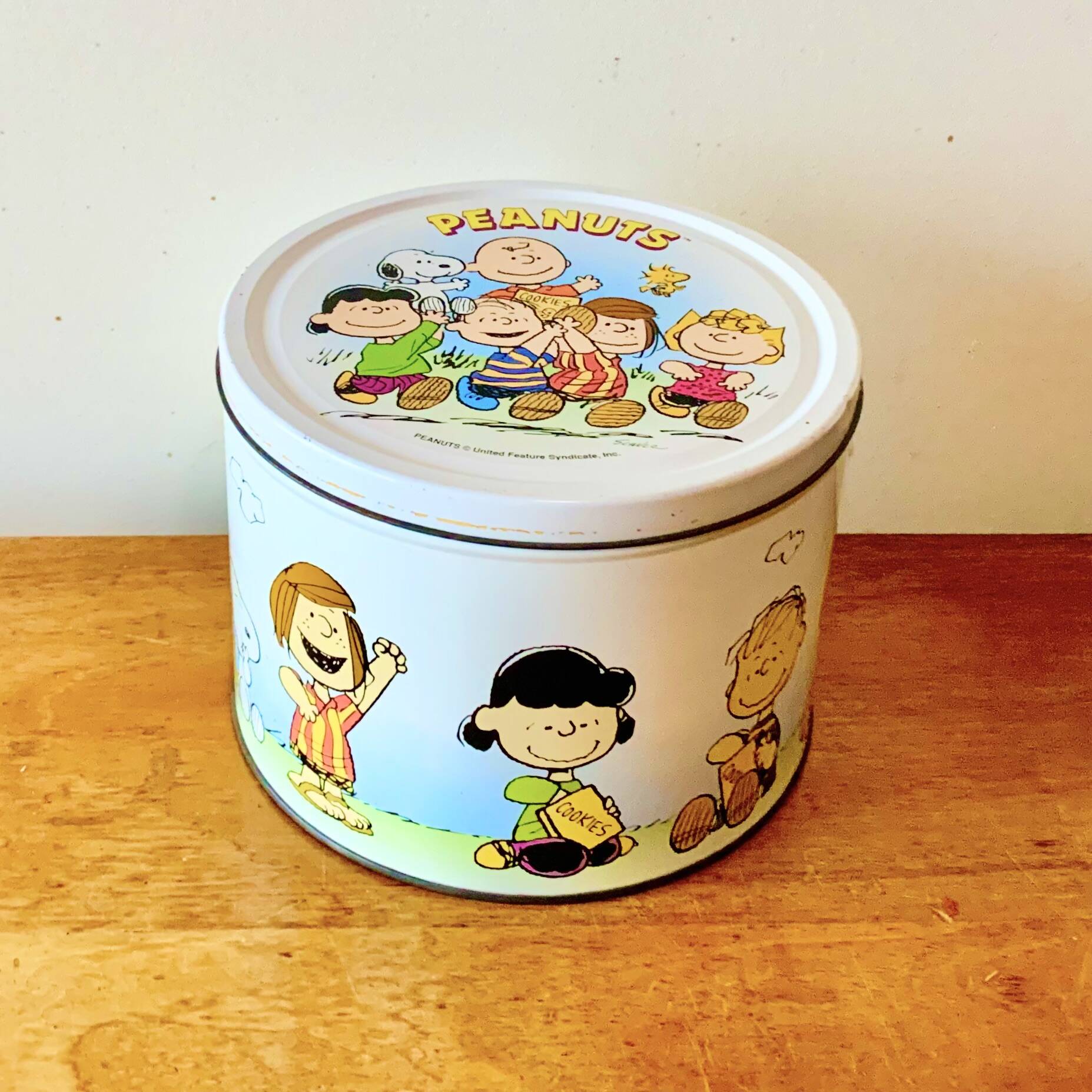 Vintage Snoopy metal box