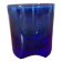 Lors de 5 petits verres en cristal bleu
