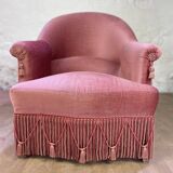 Vintage pink toad armchair