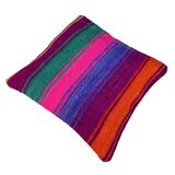 Vintage turkish kilim cushion cover , 40 x 40 cm