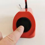 Danish Nordic Solar table or wall lamp in original red color