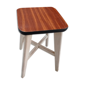 tabouret bois et formica