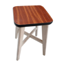 Wooden stool and formica