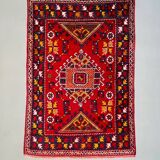 Tapis turc occidental vintage oriental 192x127 cm tapis moyen tribal