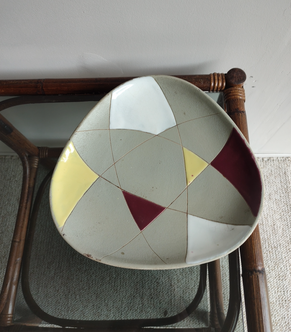 Centerpiece or dish, 50s Ceramics