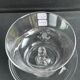 Dessert cup (compotier) with monogrammed light crystal top