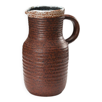 Pitcher in chamotte earthenware, Accolay circa 1960