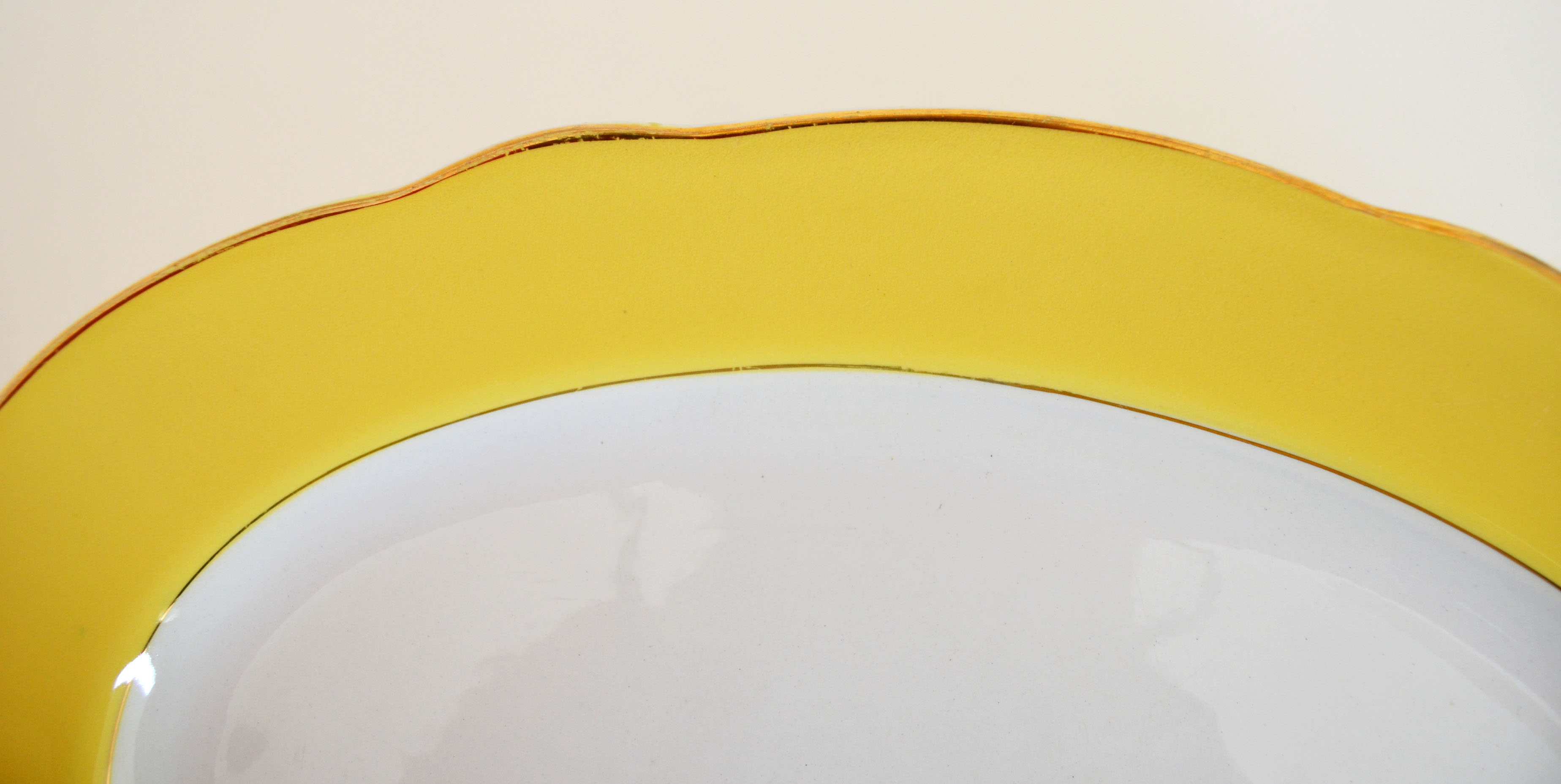 Duo of dishes Lunéville daffodil model