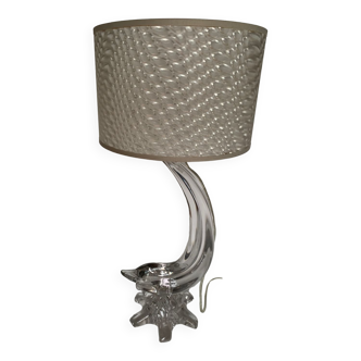 Cast crystal lamp