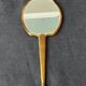 Miroir a main biseauté de taille moyenne art deco