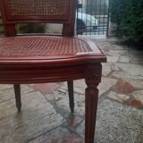 Cannes chair in carved wood, Louis XVI style