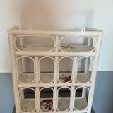 Rattan shelf