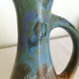 Art Deco flamed sandstone pitcher