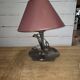 Lampe art déco en étain des années 1930