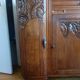 Buffet art déco marbre et bois sculpté