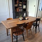 Table de ferme en noyer 200x80 8 pers.