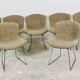 Set of 10 Wire chairs by Harry Bertoia for Knoll
