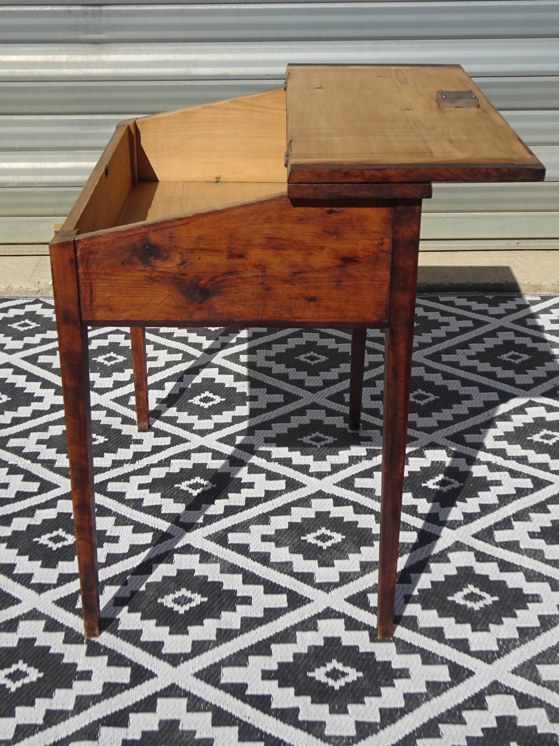 Small vintage desk with storage.