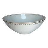 White porcelain salad bowl