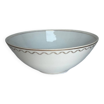 White porcelain salad bowl