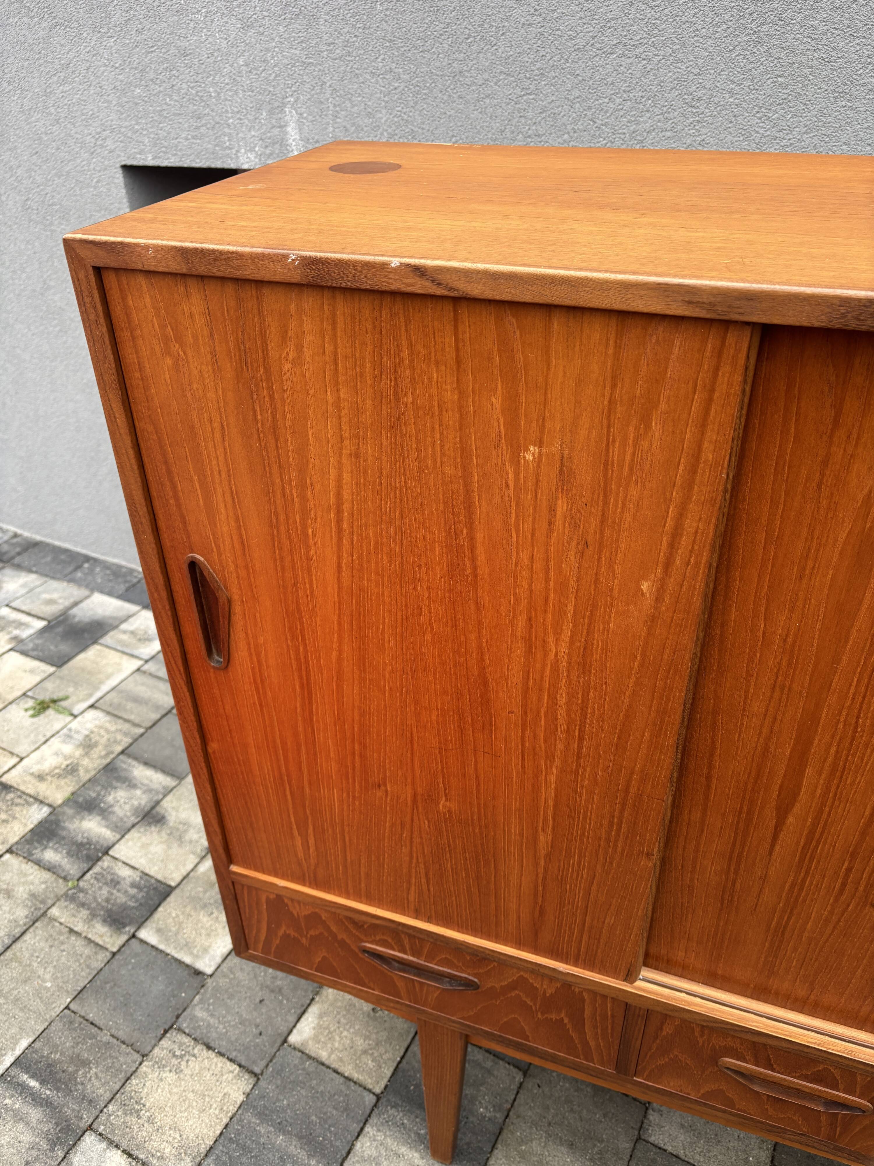 Teak sideboard, Denmark, 1970s
